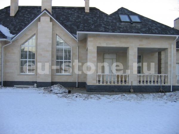 Отделка фасада дома 425 кв. м