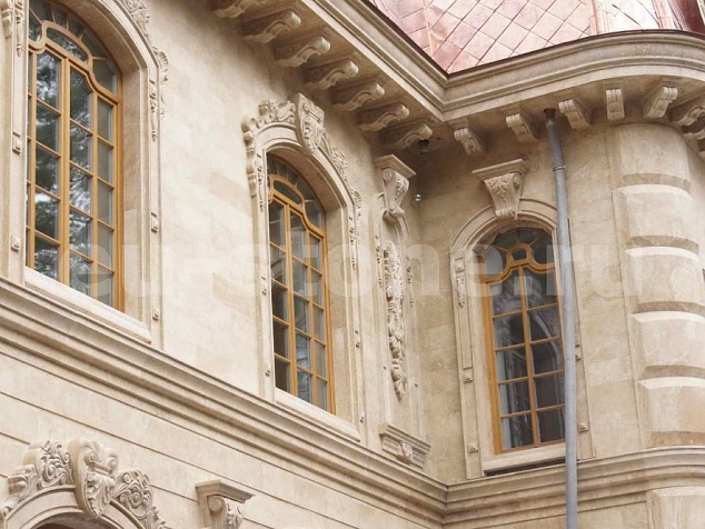 Фасады из травертина